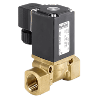 Burkert Servo-Assisted 2/2-Way Diaphragm Solenoid Valve, 0290