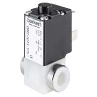 Burkert Fluid Control Systems 2/2-Way Plunger-Solenoid Valve with Separating Diaphragm, Type 0117