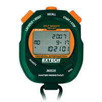 Extech Decimal Stopwatch/Clock, 365535