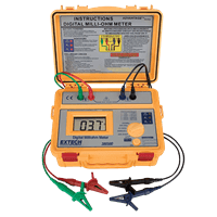 Extech Battery Powered Milliohm Meter, 380580