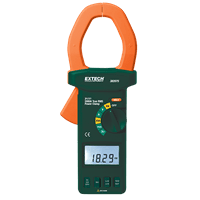 Extech 2000A True RMS AC/DC 3-Phase Clamp-on Power Analyzer, 382075