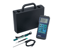 Extech Heavy Duty pH/mV/Temperature Meter Kit, 407228