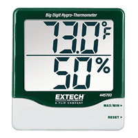 Extech Big Digit Hygro-Thermometer, 445703