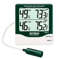 Extech Big Digit Indoor/Outdoor Hygro-Thermometer, 445713