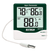 Extech Big Digit Indoor/Outdoor Hygro-Thermometer, 445713-TP