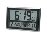 Extech Radio-Controlled Wall Clock Hygro-Thermometer, CTH10