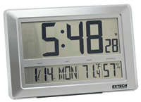 Extech Digital Clock/Hygro-Thermometer, CTH10A