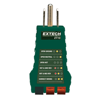 Extech Receptacle Tester, ET15