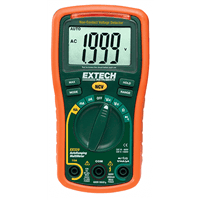 Extech 8 Function Mini MultiMeter + Non-Contact Voltage Detector, EX320