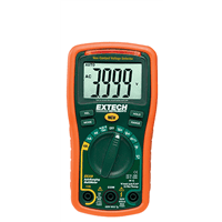 Extech 12 Function Mini MultiMeter + Non-Contact Voltage Detector, EX330