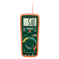 Extech 12 Function True RMS Professional MultiMeter + InfraRed Thermometer, EX470