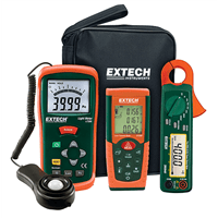 Extech Lighting Retrofit Kit with Power Clamp Meter, LRK15