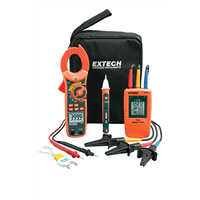 Extech Phase Rotation/Clamp Meter Test Kit, MA640-K