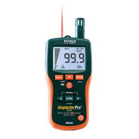 Extech Pinless Moisture Psychrometer + IR Thermometer, MO295