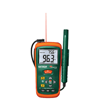 Extech Hygro-Thermometer + InfraRed Thermometer, RH101