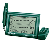 Extech Humidity+Temperature Chart Recorder with Detachable Probe, RH520A