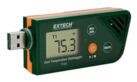 Extech USB Dual Temperature Datalogger, TH30