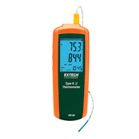 Extech Type K/J Single Input Thermometer, TM100