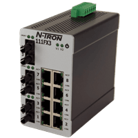 Red Lion Industrial Ethernet Switch, 111FX3