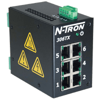 Red Lion Industrial Ethernet Switch, 306TX