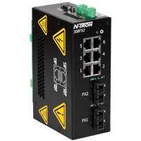 Red Lion Industrial Ethernet Switch, 308FX2