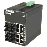 Red Lion Industrial Ethernet Switch, 712FX4