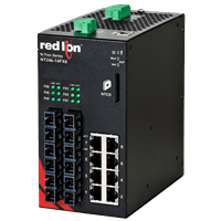 Red Lion Industrial Ethernet Switch, NT24k-14FX6