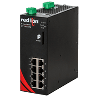 Red Lion Industrial Ethernet Switch, NT24k-8TX