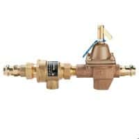 B911T-M3 (press) 1/2" Bronze Combination Fill Valve and Backflow Preventer Union Press x Press (0386473) 