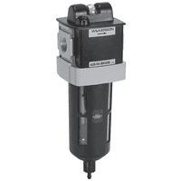 Wilkerson A28 Series Modular Afterfilter, Port Sizes 3/8, 1/2, 3/4; Flows to 98 SCFM