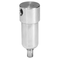 Wilkerson SM1 Series Miniature Coalescing Filter, STAINLESS STEEL, Port Size 1/4; Flows to 16 SCFM
