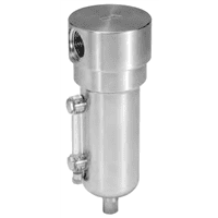Wilkerson SM2 Series Coalescing Filter, STAINLESS STEEL, Port Size 1/2; Flows to 46 SCFM