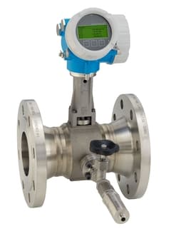 Proline Prowirl F 200 _ 7F2C with flange connections and mounted pressure measuring unit for gases .jpg