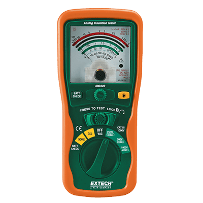 Extech Analog Insulation Tester, 380320