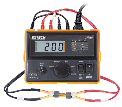 Extech 380460 Precision Milliohm Meter for 110V, 380460