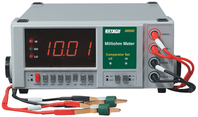 Extech High Resolution Precision Milliohm Meter for 110Vac, 380560