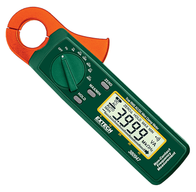 Extech 400A True RMS AC/DC Mini Clamp Meter, 380947