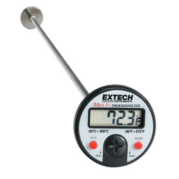 Extech Flat Surface Stem Dial Thermometer, 392052