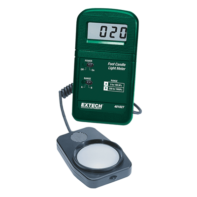 Extech Pocket-Size Foot Candle Light Meter, 401027