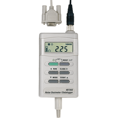 Extech Noise Dosimeter/Datalogger with PC Interface, 407355