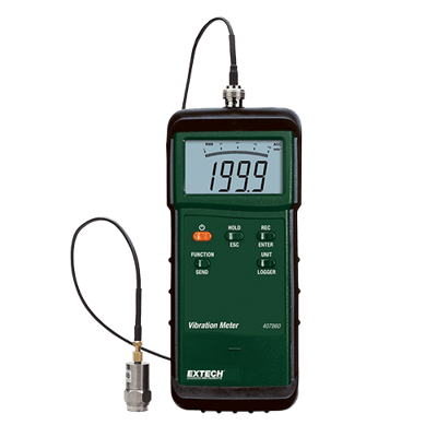 Extech Heavy Duty Vibration Meter, 407860