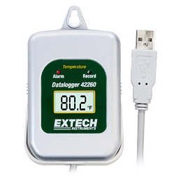 Extech Temperature Datalogger Kit, 42265