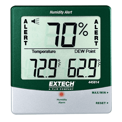 Extech Hygro-Thermometer Humidity Alert, 445814