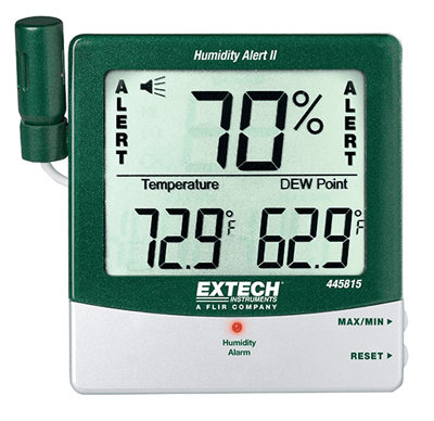 Extech Hygro-Thermometer Humidity Alert, 445815