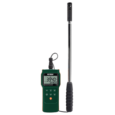 Extech CMM/CFM Anemometer/Psychrometer Datalogger, AN340