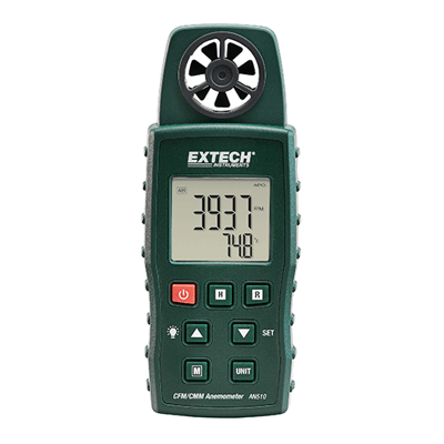 Extech CMM/CFM Anemometer + Type K, AN510