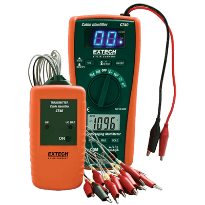 Extech Cable Identifier/Tester Kit, CT40