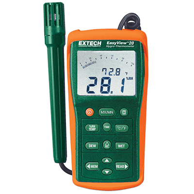 Extech EasyView Hygro-Thermometer, EA20