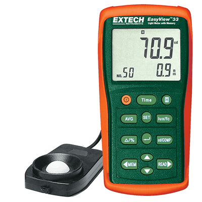 Extech EasyView Light Meter, EA33