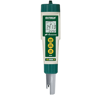 Extech Waterproof ExStik II pH/Conductivity Meter, EC500